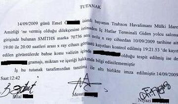 Tutanak nasıl yazılır örneği, resmi tutanak belgesi imza kısmı görüntüsü