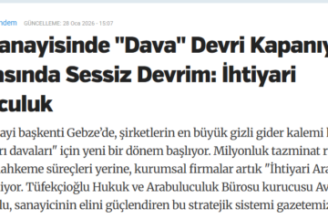 Avukat Fatih Tüfekçioğlu'nun Mavi Marmara Gazetesi'ndeki röportaj kupürü.
